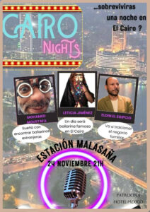 Un espectáculo único donde a través de la comedia y el musical vivirás la locura de... una noche en el Cairo.